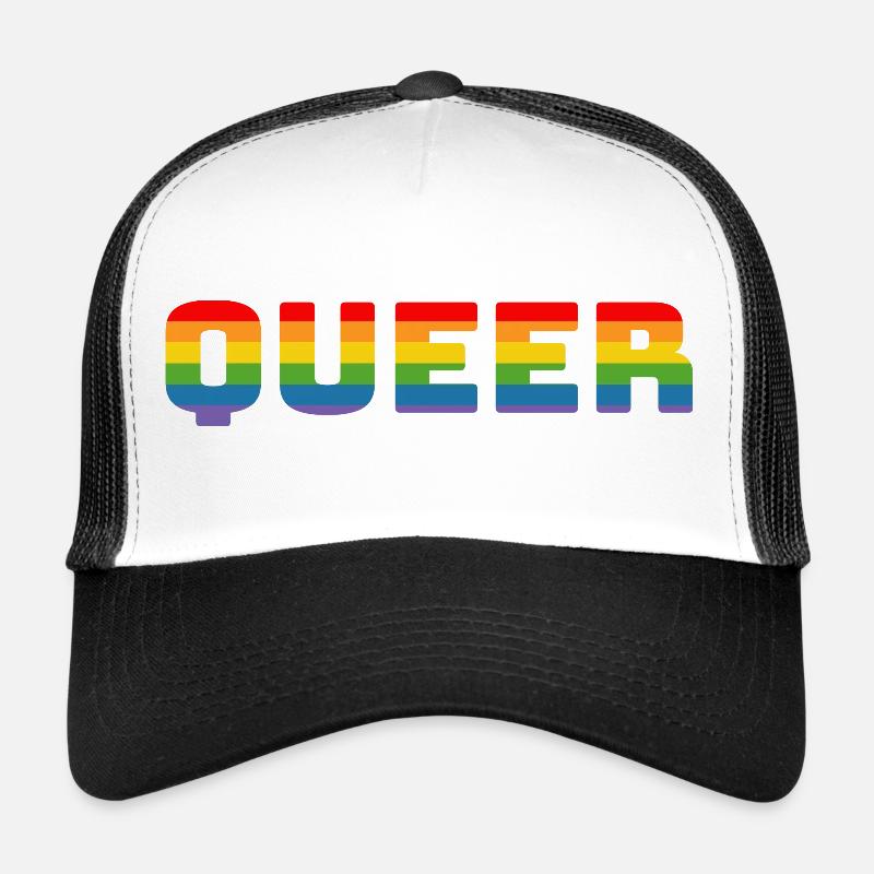 Regenbogen queer LGBT CSD Shirt lgbtqi queer Trucker Cap