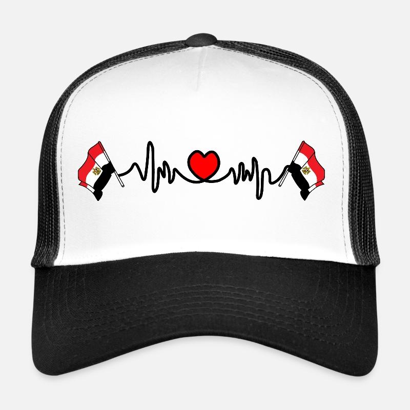Heart rate cardio for Egypt Trucker Cap