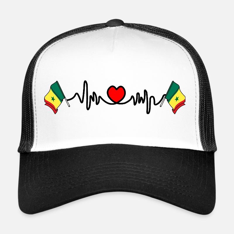 Herzfrequenz-Cardio für Senegal Trucker Cap