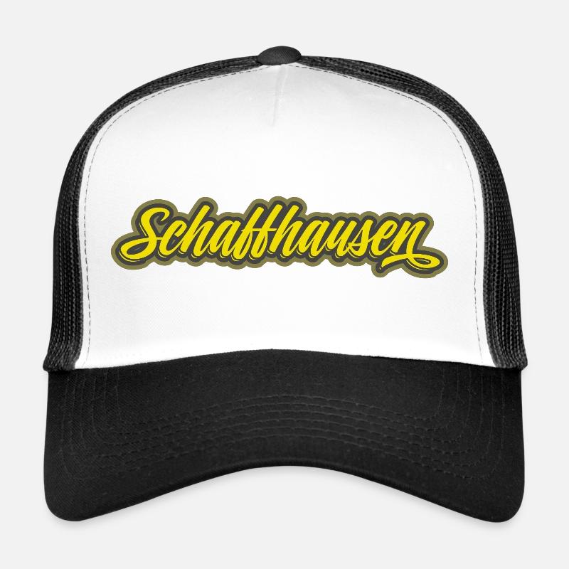Schaffhausen Script Lettering Trucker Cap