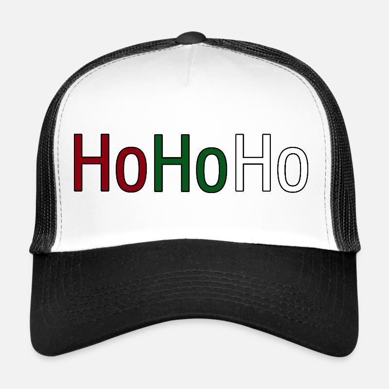 Noël - Casquette trucker  - blanc/noir