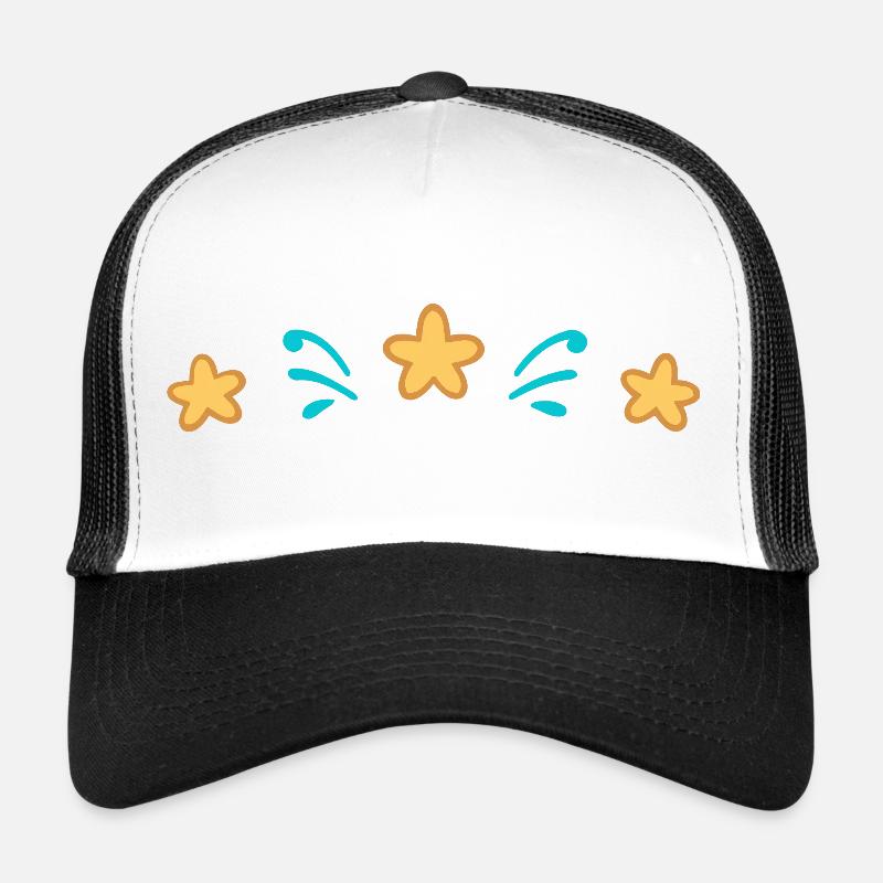 Éclats d'Étoiles Aqua Casquette trucker 