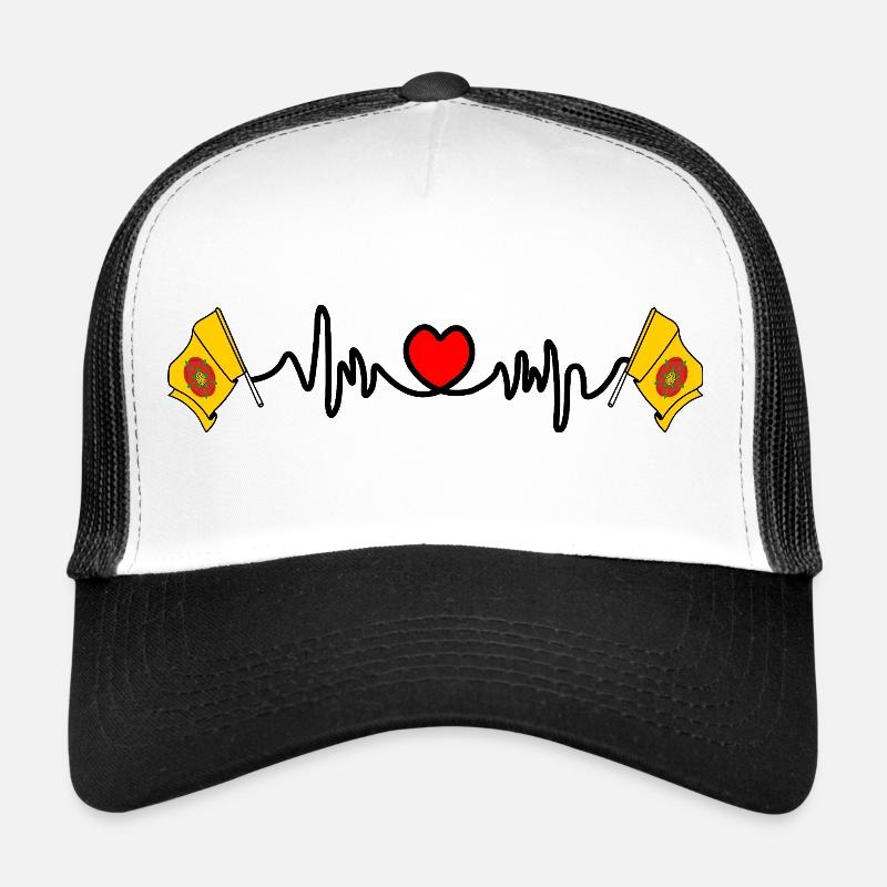 Lancashire Heartbeat Flag Trucker Cap