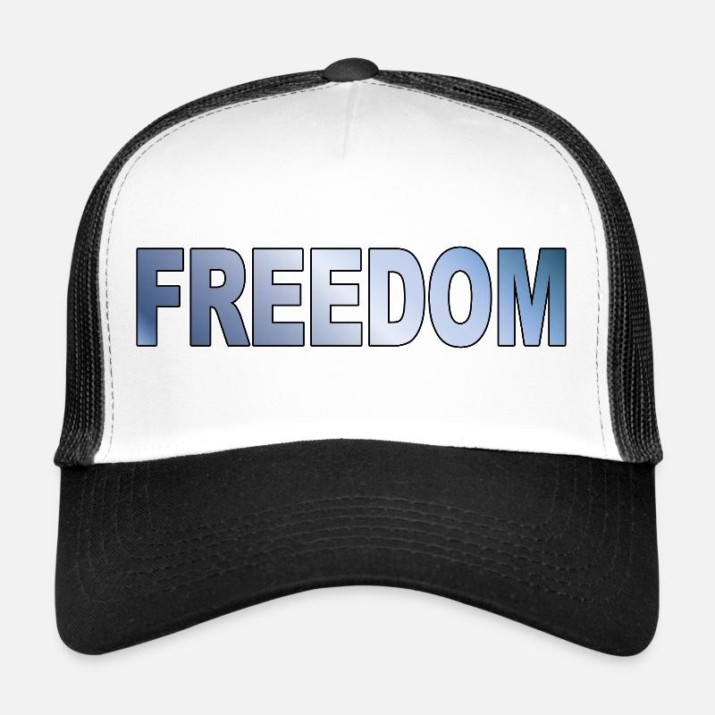 Freedom Typografie Statement Design Trucker Cap