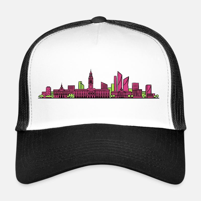 Lille City Skyline Glockenturm Moderne Linienkunst Trucker Cap