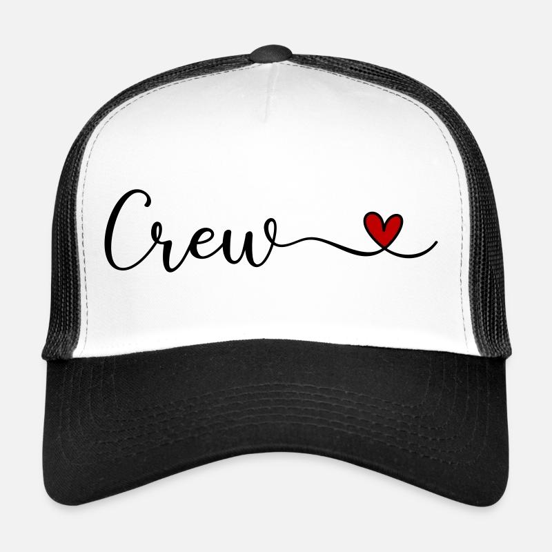 Crew - Trucker Cap - Weiß/Schwarz