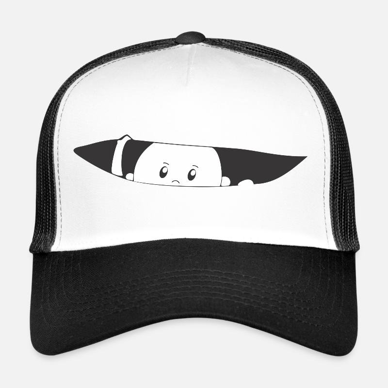 Winkendes Baby - Trucker Cap - Weiß/Schwarz
