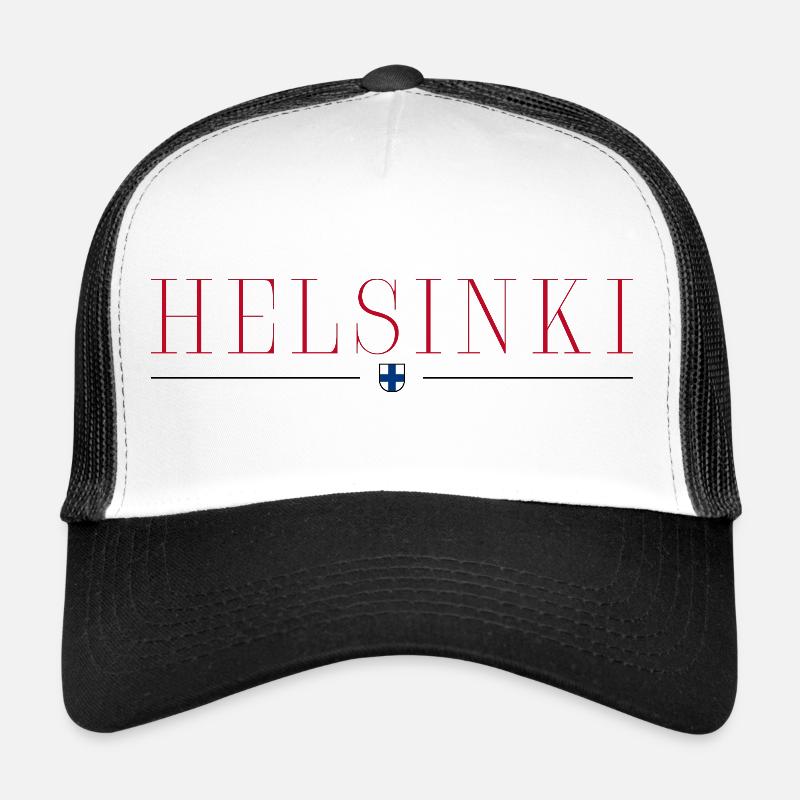 T-shirt de conception de style Helsinki, Finlande Casquette trucker 