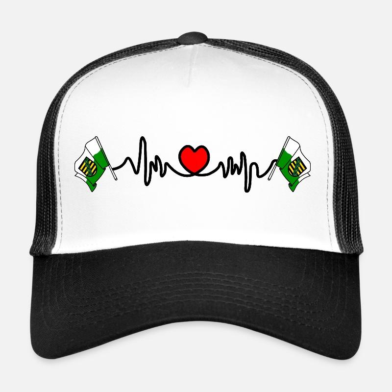 Cardio de fréquence cardiaque pour la Saxe Casquette trucker 