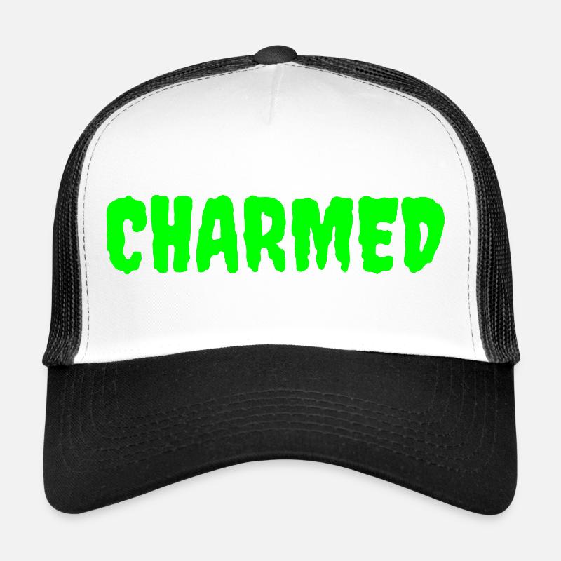 Enchanted Forest Mythical Creature Design - Trucker Cap - white/black