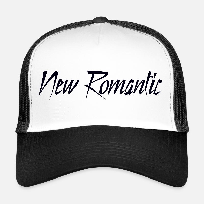 New Romantic - Trucker Cap - Weiß/Schwarz