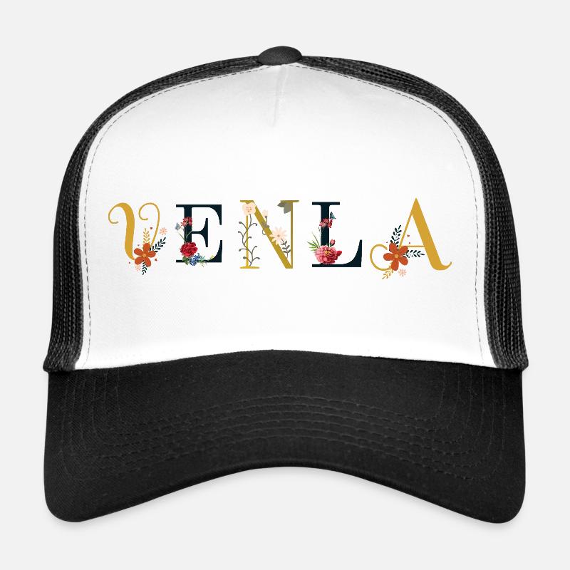 VENLA Name mit Blumen geschmückt Trucker Cap