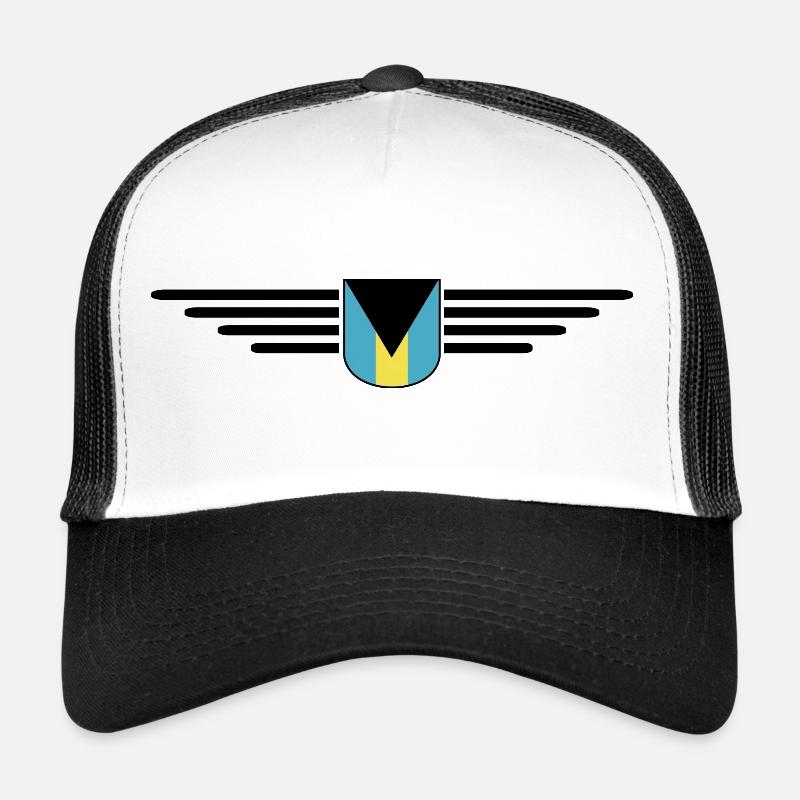 Fans des Bahamas : Design tropical Casquette trucker 