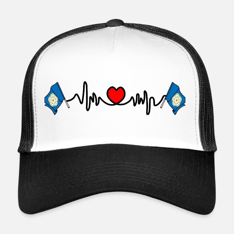 Yorkshire Heartbeat Flag Trucker Cap