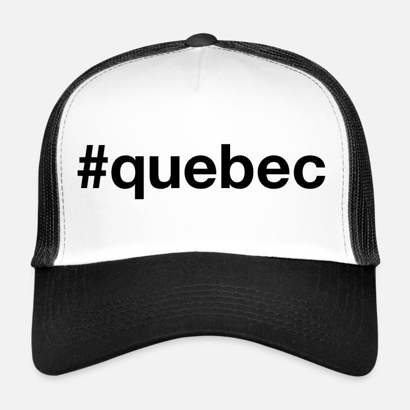 QUÉBEC Canada Kanada Mot-clic Casquette trucker 