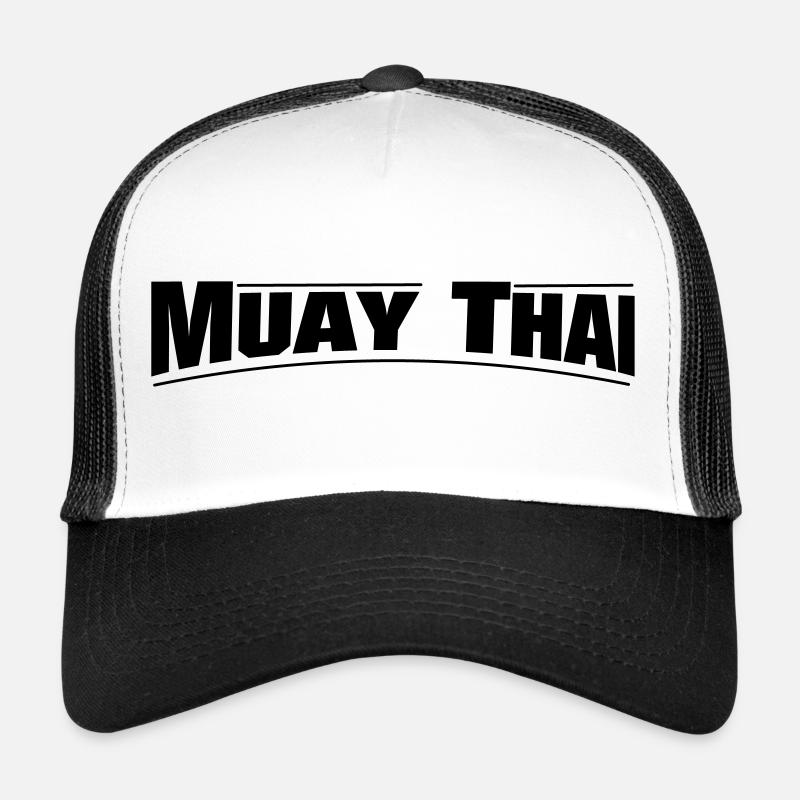 MUAY THAI - Trucker Cap - Weiß/Schwarz