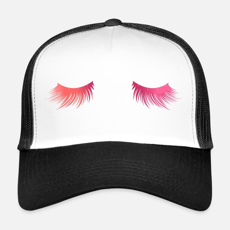 Long beautiful eyelashes - gift Trucker Cap