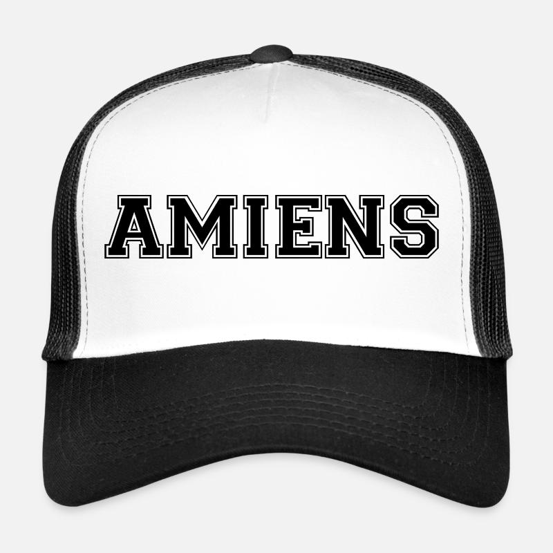 Amiens - Trucker Cap - white/black