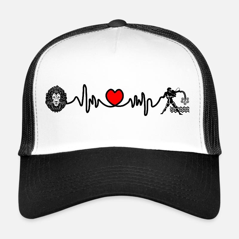 Herzfrequenz Cardio Löwe Wassermann Trucker Cap
