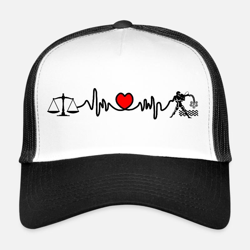 Heart rate cardio Libra Aquarius Trucker Cap