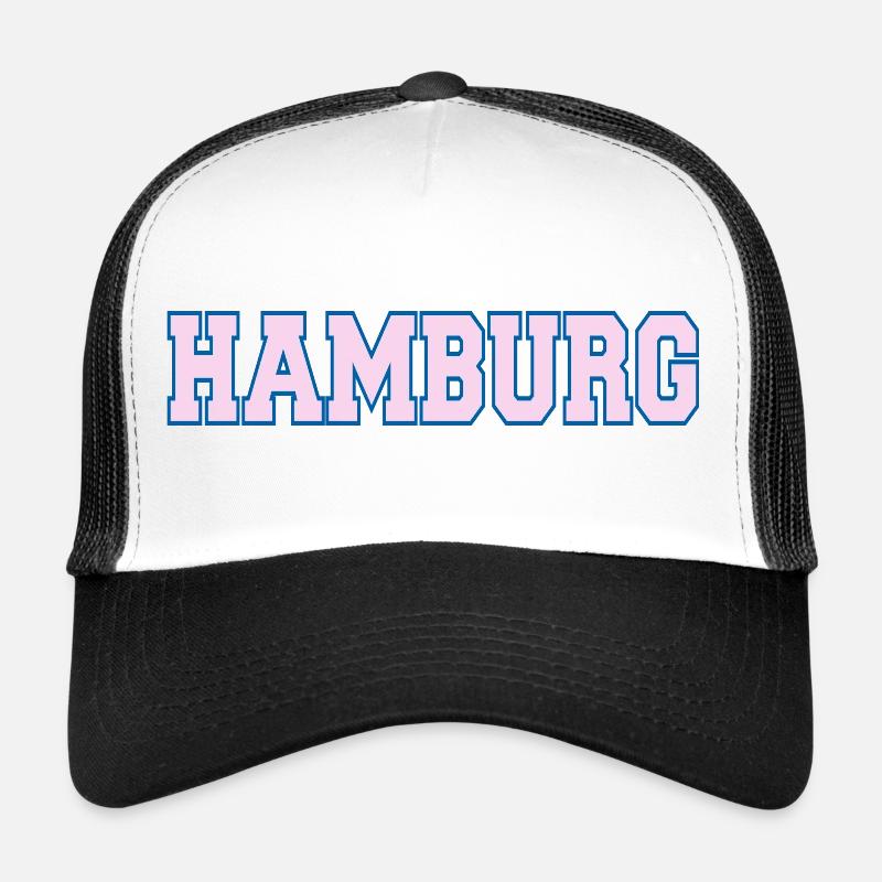 Lettrage Hambourg Casquette trucker