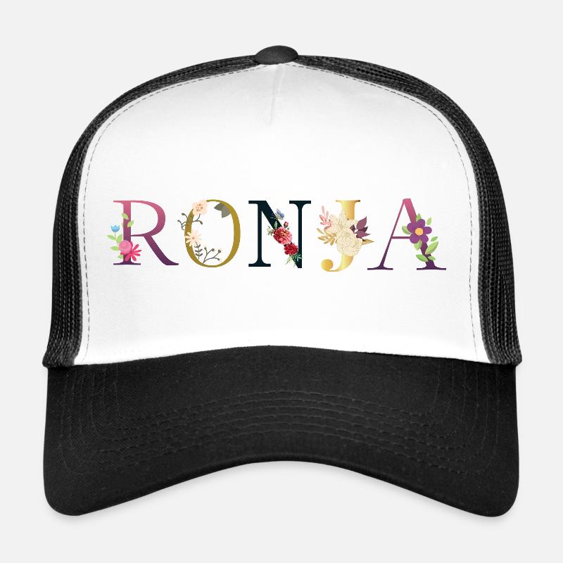 Ronja - Trucker Cap - white/black