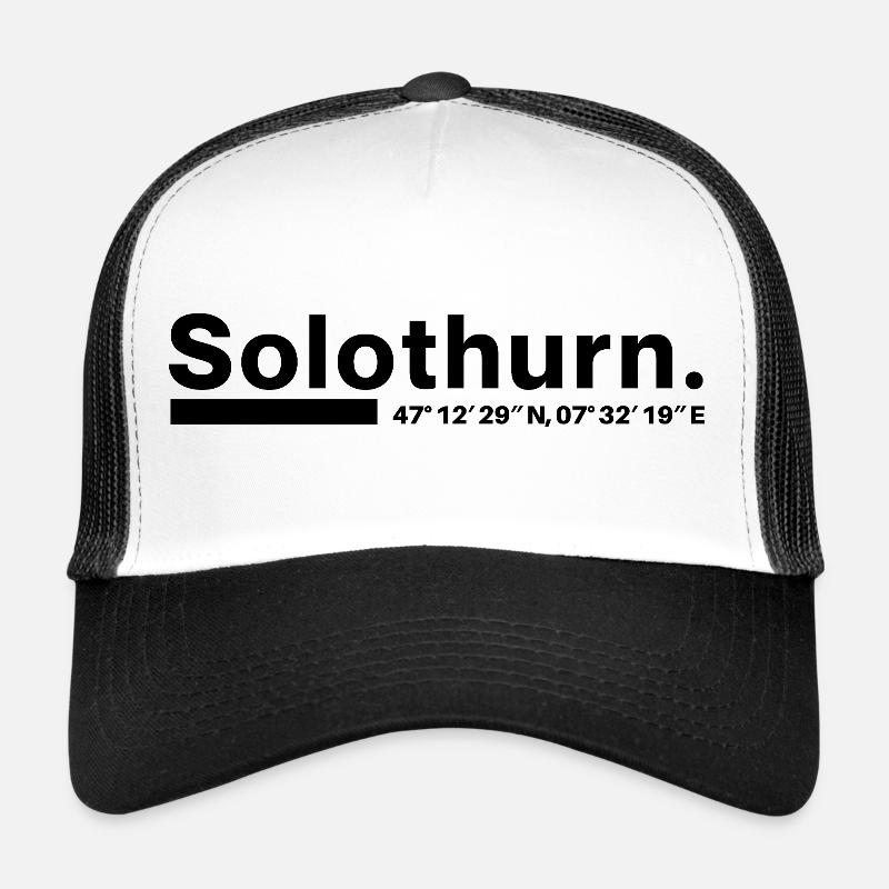 Solothurn coordinates Canton Switzerland Trucker Cap