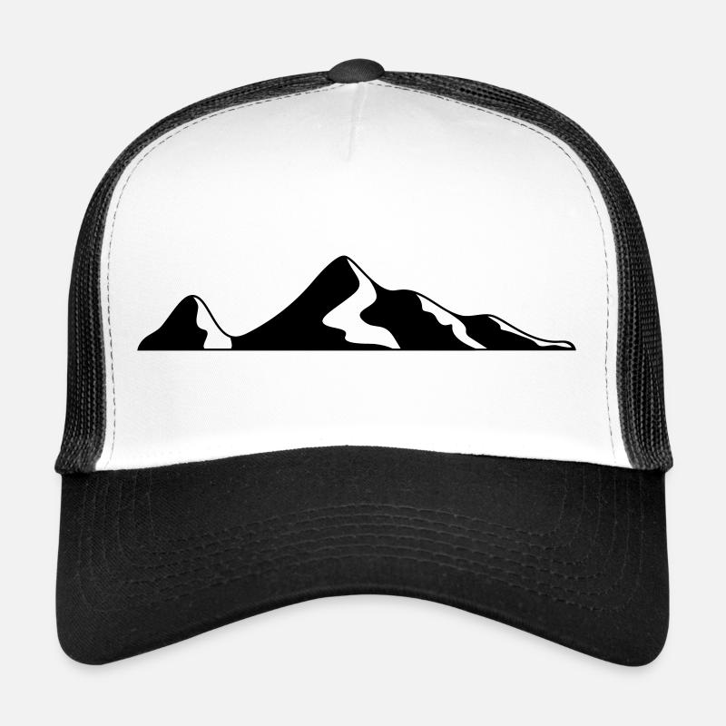 Mountain - Trucker Cap - white/black