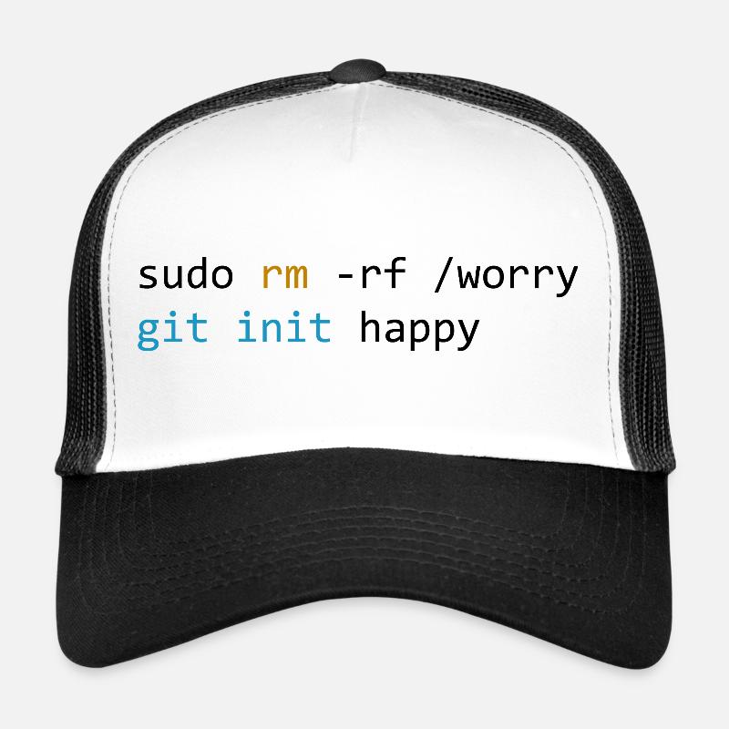 Don't worry, be happy, light Trucker Cap