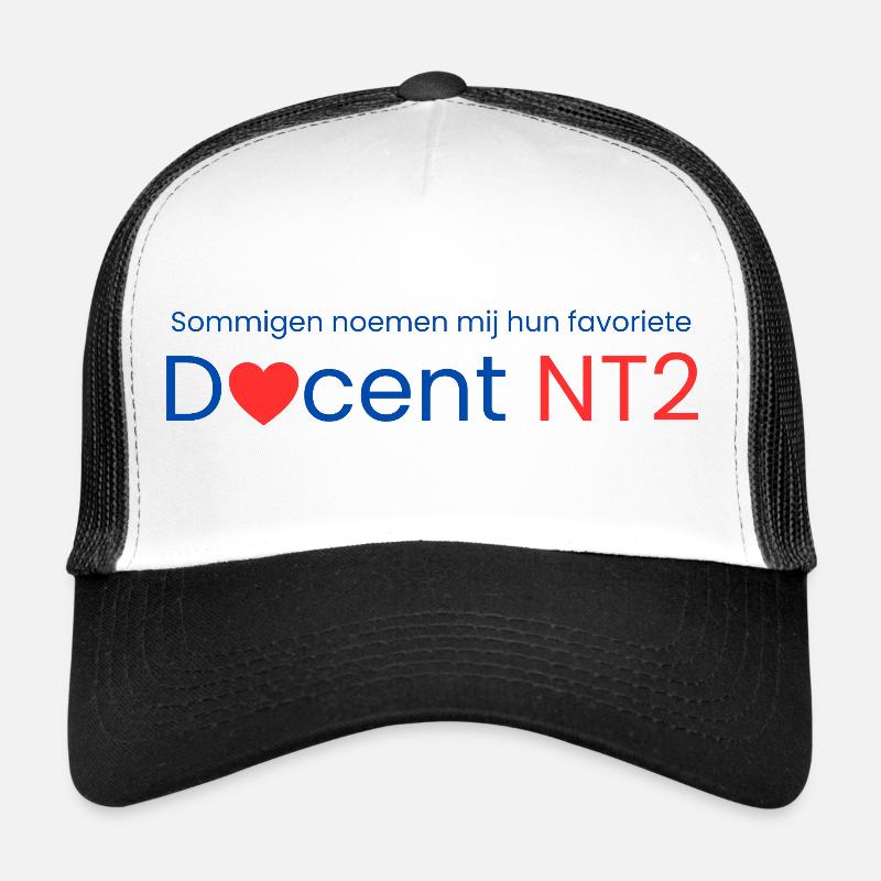 Lieblingslehrer von NT2 - Trucker Cap - Weiß/Schwarz