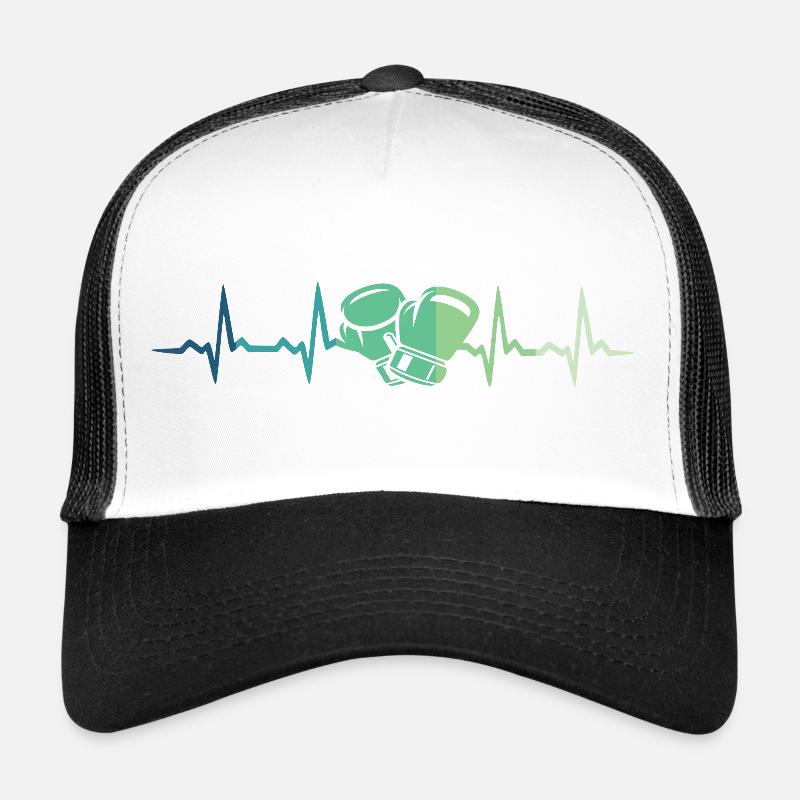 Boxen Geschenk Boxen Herzschlag Kampfsport Trucker Cap