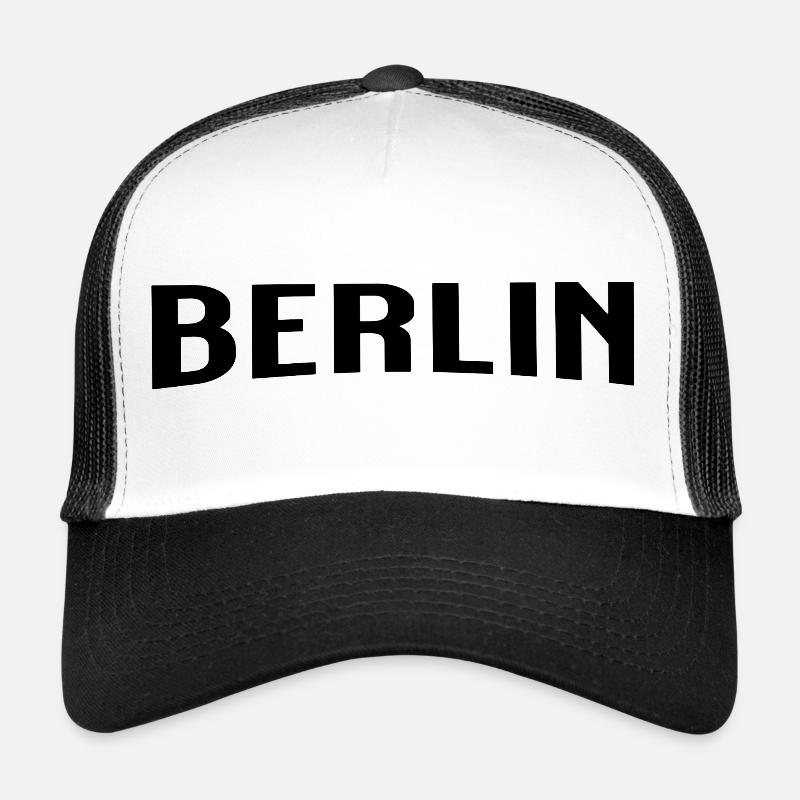 Berlin - Trucker Cap - Weiß/Schwarz
