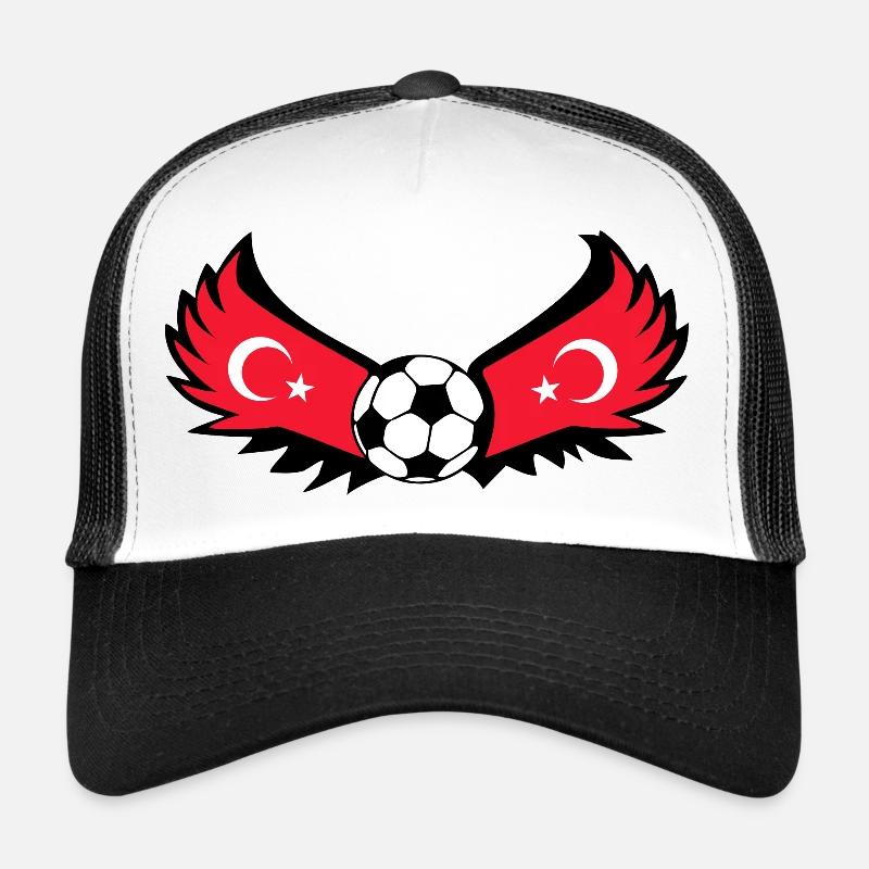 Fussball Türkei - Trucker Cap - Weiß/Schwarz