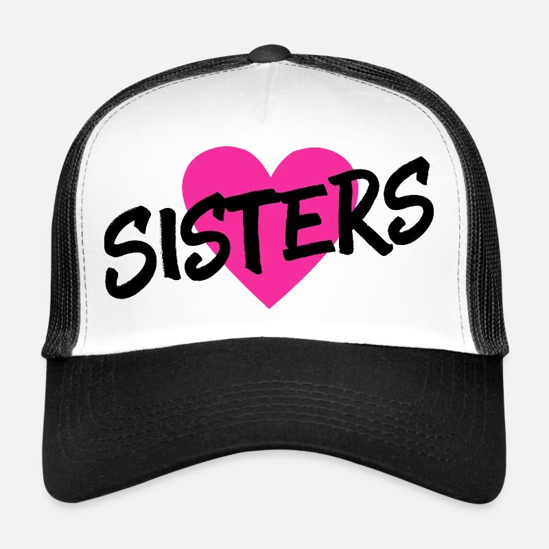 SISTERS - Trucker Cap - white/black