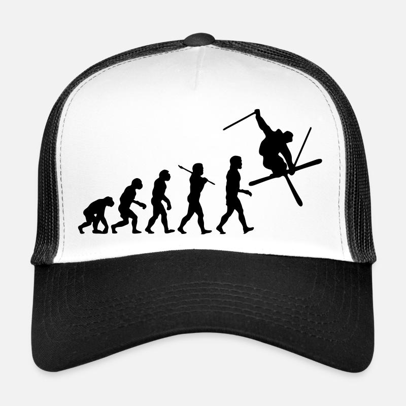Ski Evolution - Trucker Cap - Weiß/Schwarz