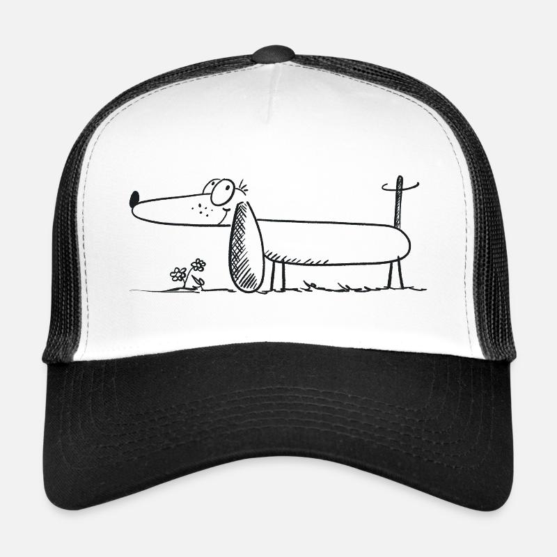 Teckel comique drôle de teckel Casquette trucker 