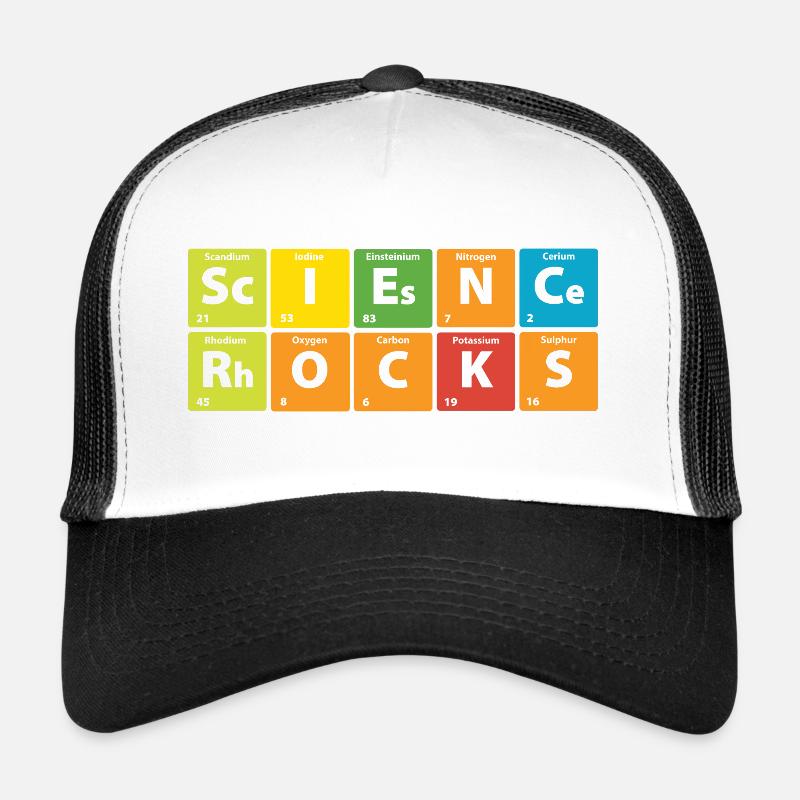 La science inspire le cadeau de Science Rock Casquette trucker 