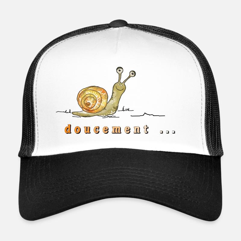 doucement, escargot, lent Casquette trucker 