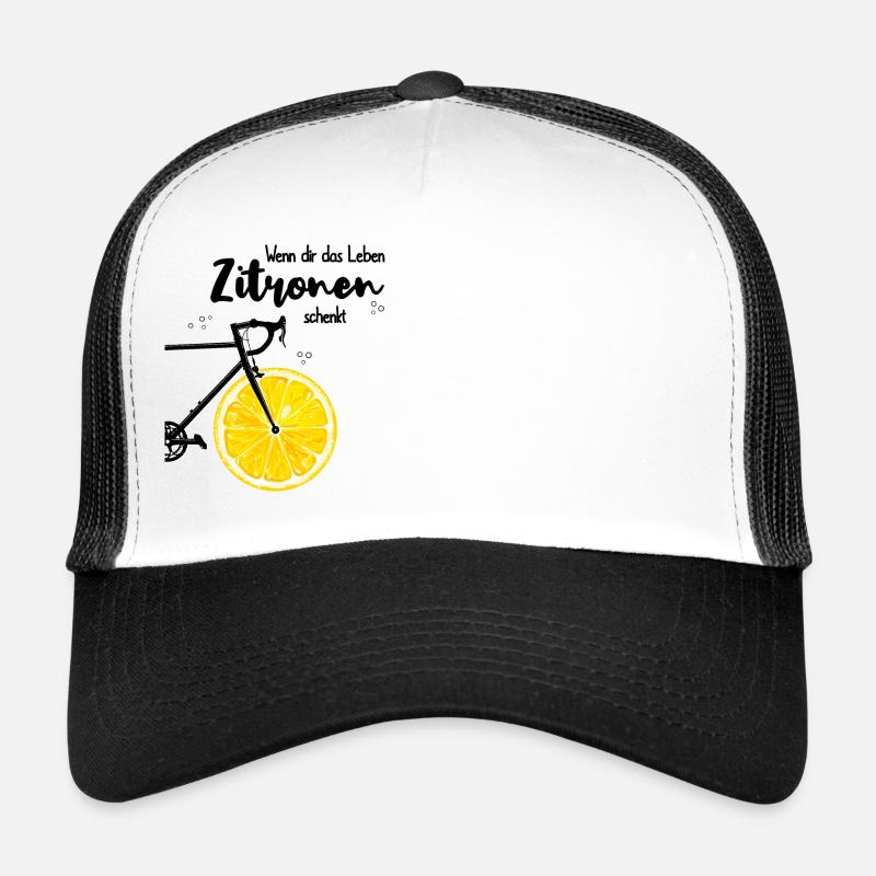 Wenn dir das Leben Zitronen schenkt Rennrad Side D Trucker Cap
