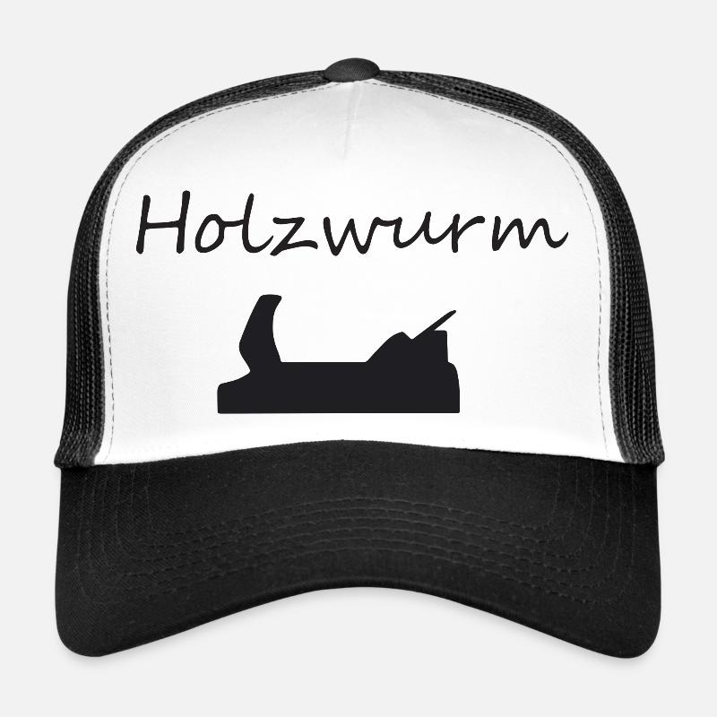 Holzwurm - Trucker Cap - Weiß/Schwarz