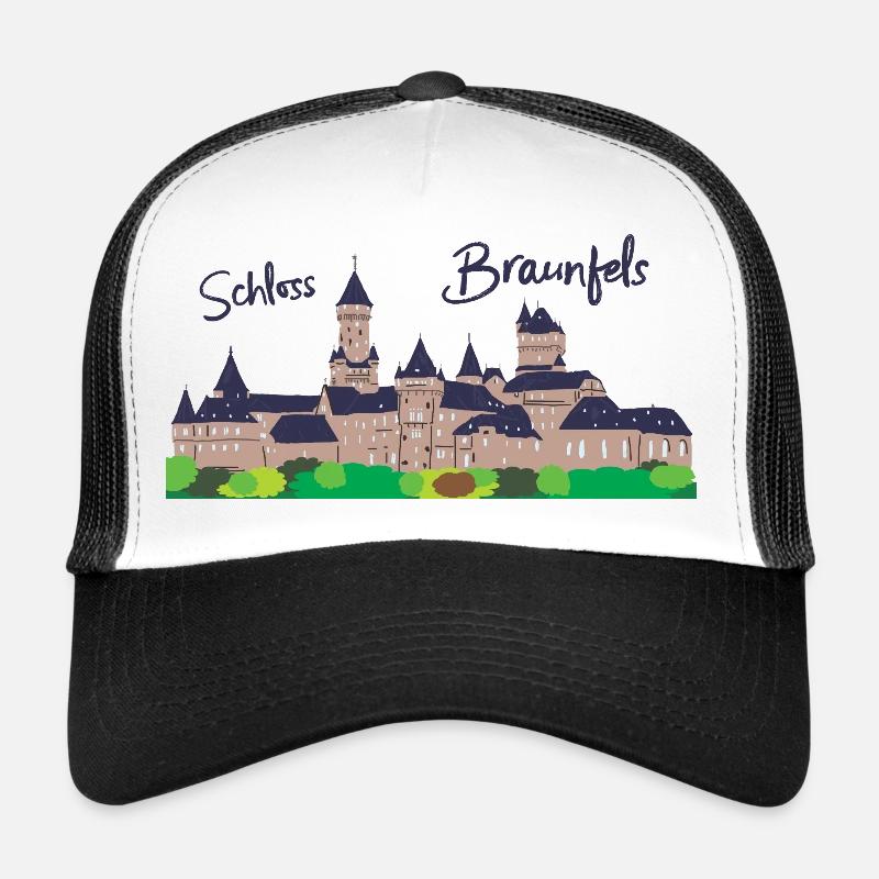 Château de Braunfels en Hesse, dessin Casquette trucker 