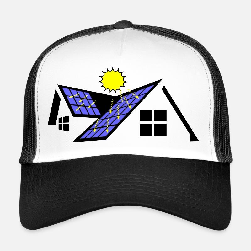 House with solar panels 2 Trucker Cap