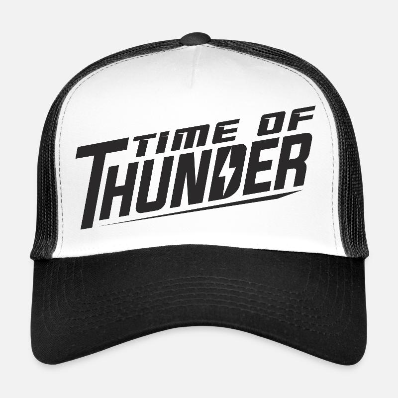 TIME OF THUNDER CLASSIC B&W - Trucker Cap - white/black