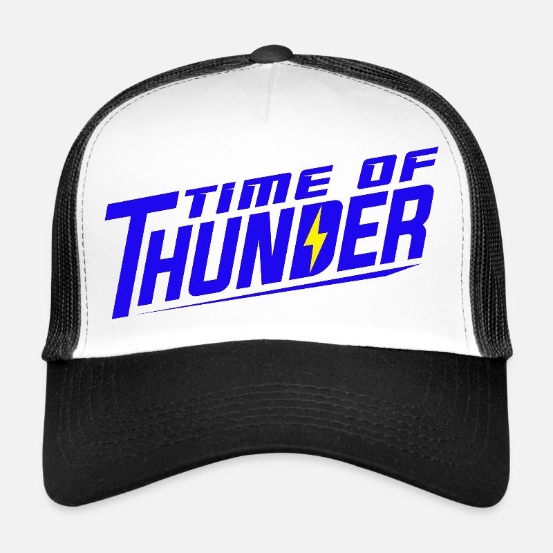 PUISSANCE BLEUE Casquette trucker 