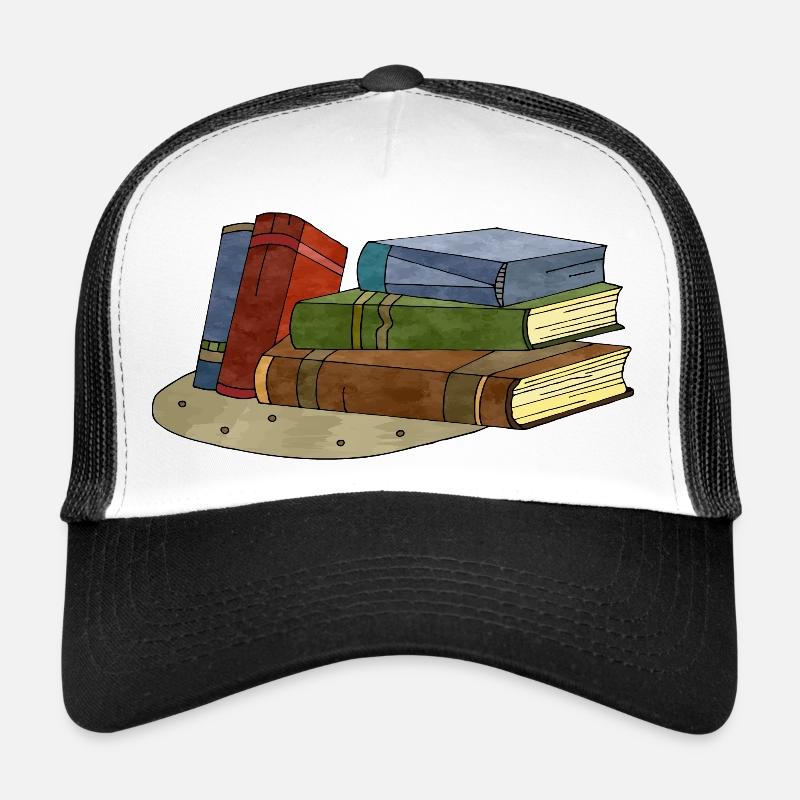 Book - Trucker Cap - white/black