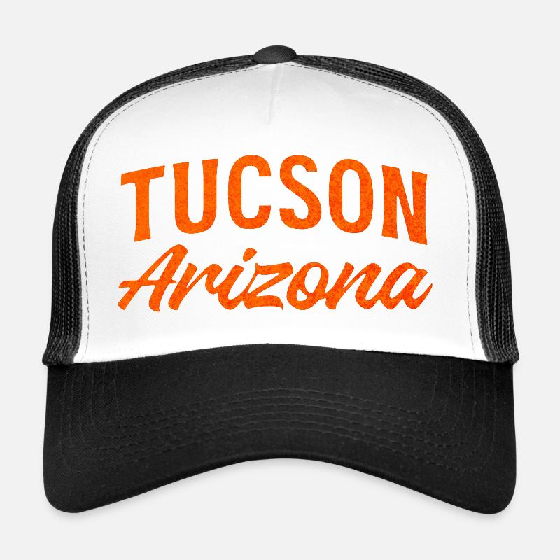 Tucson Arizona Retro Script Trucker Cap