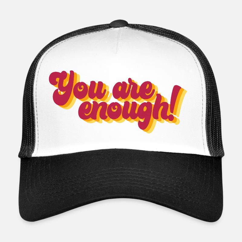 Motivierender Spruch mit 3D-Effekt Trucker Cap