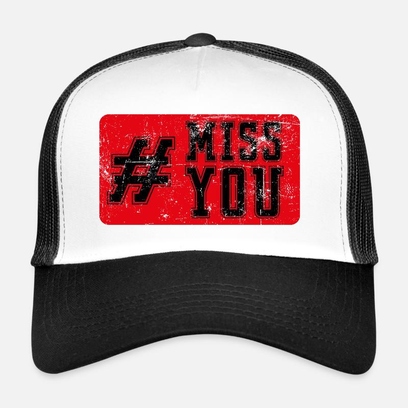 Tu me manques Vintage Casquette trucker 