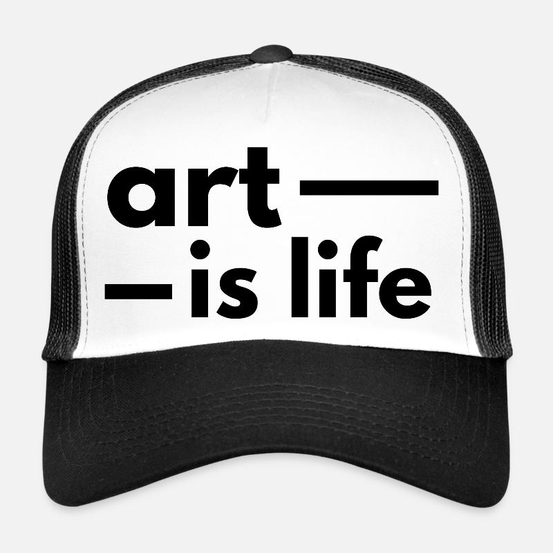 Kunst ist Leben - Art is life Trucker Cap