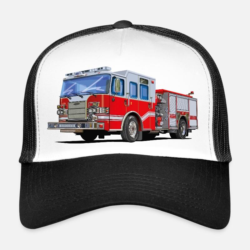 Fire engine with which everyone wants to go to the scene Trucker Cap